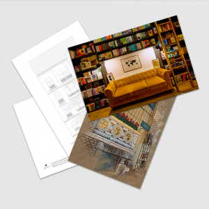 Libertine Könyvesbolt képeslap –  Válaszd ki a neked legjobban tetszőt!